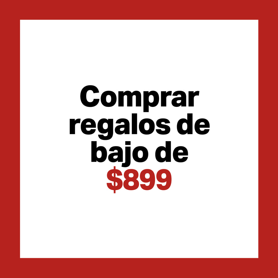 Regalos de bajo de $899